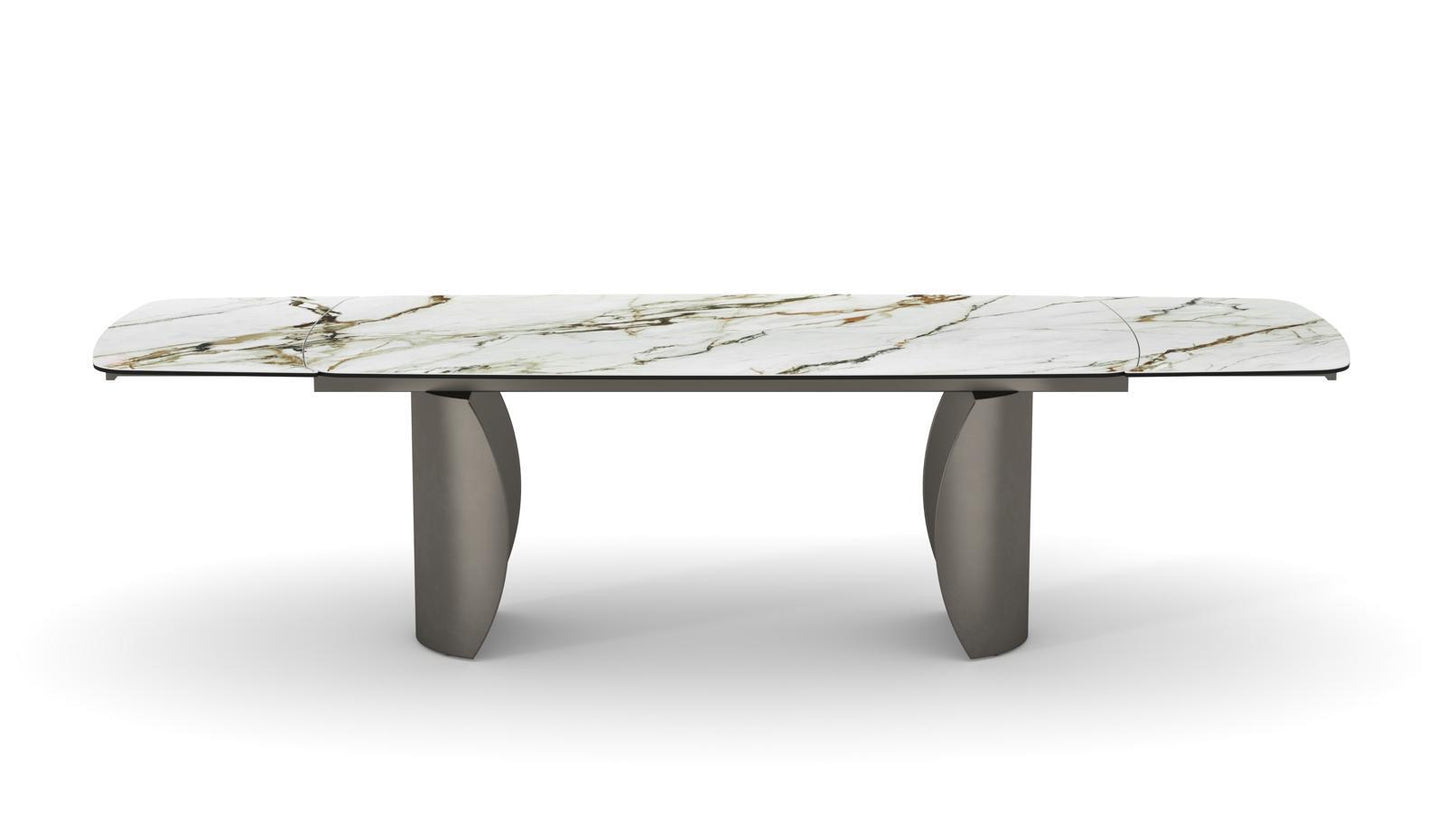Luxor Extendable Table | Grey Base