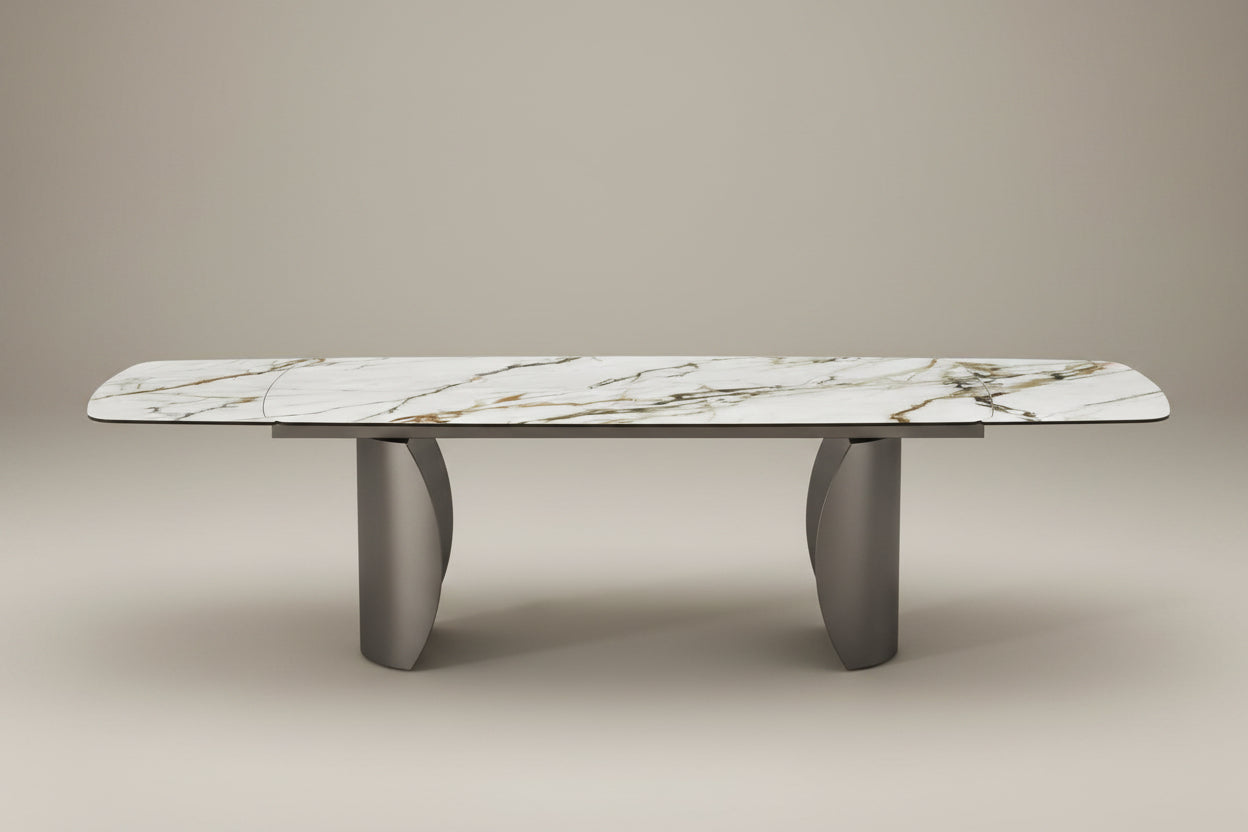 Luxor Extendable Table | Grey Base
