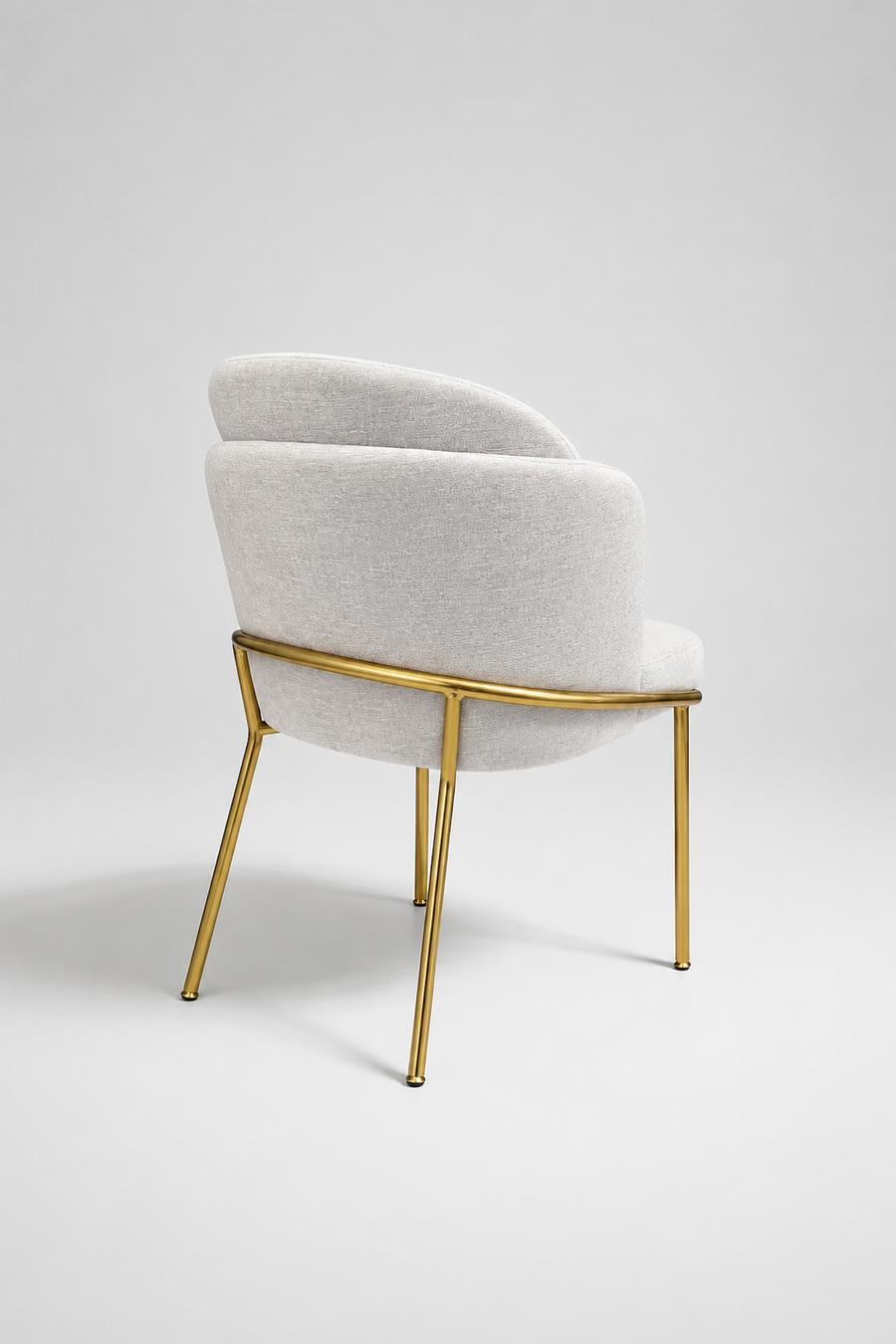 Amara Chair | Grey Linen Fabric