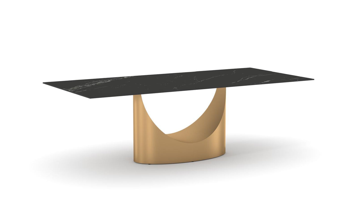 Azura Dining Table | 240cm Golden Base
