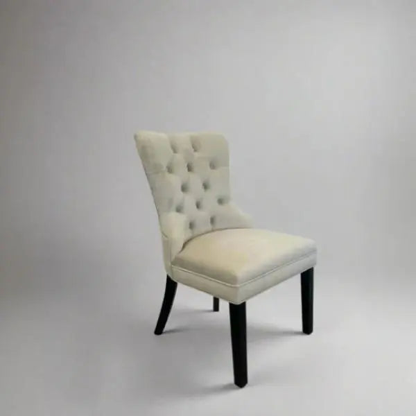 Janice Chair | Offwhite Velvet
