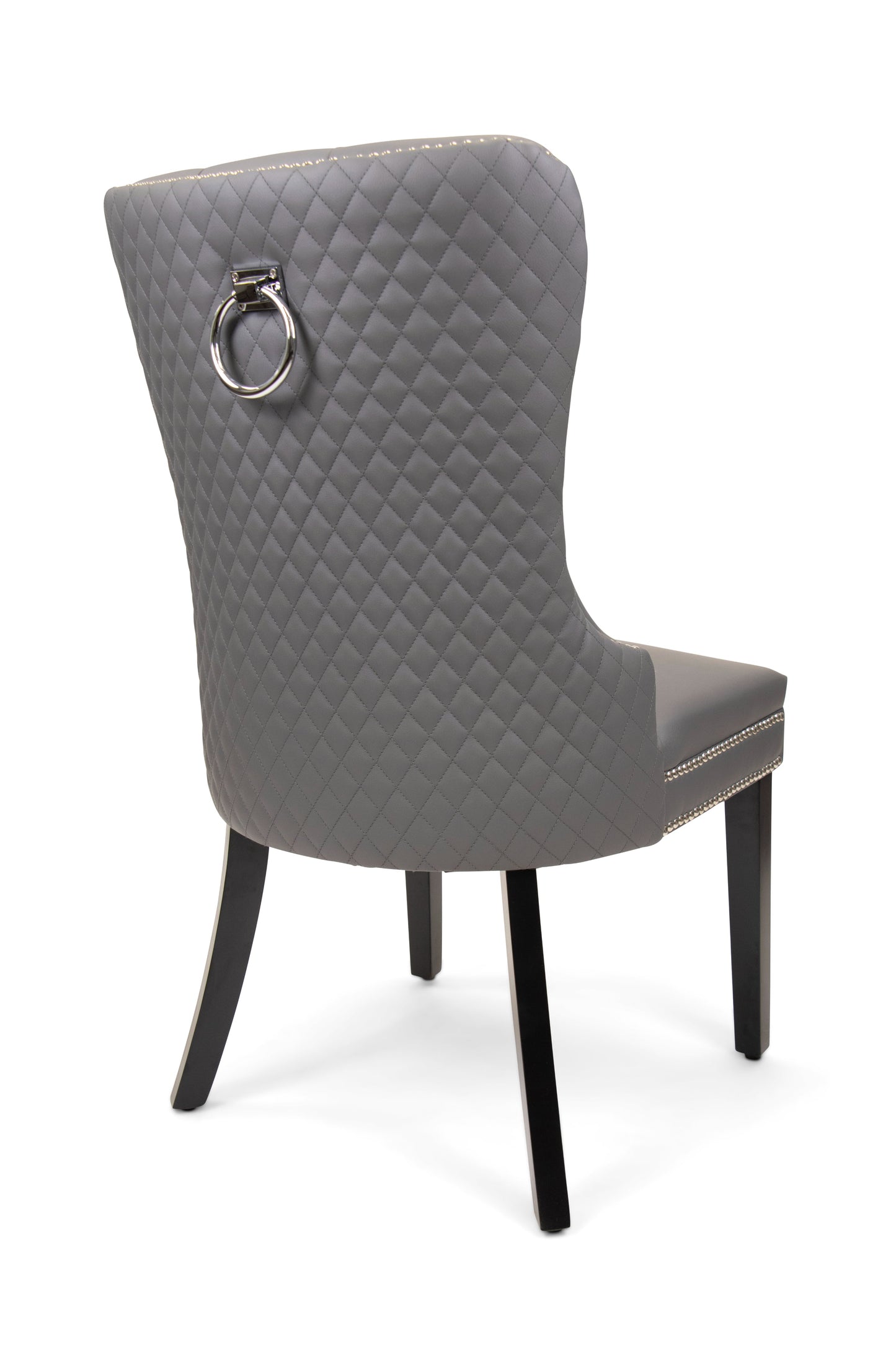 Xini Chair | Electric Gray Wood Legs