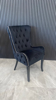 Trudeau Armchair | Black Velvet