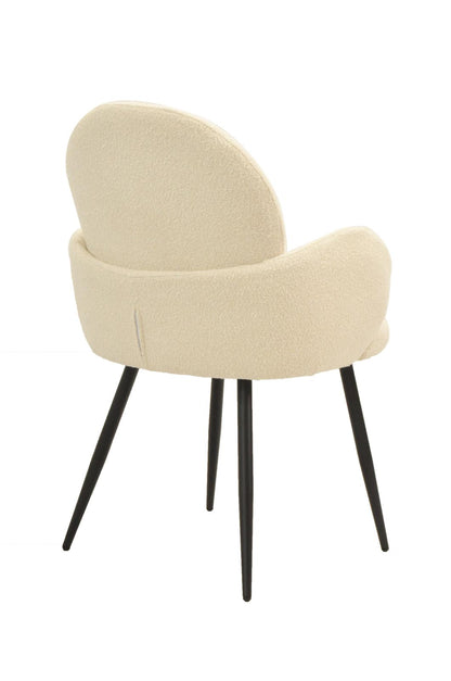 Eden Chair | White Boucle