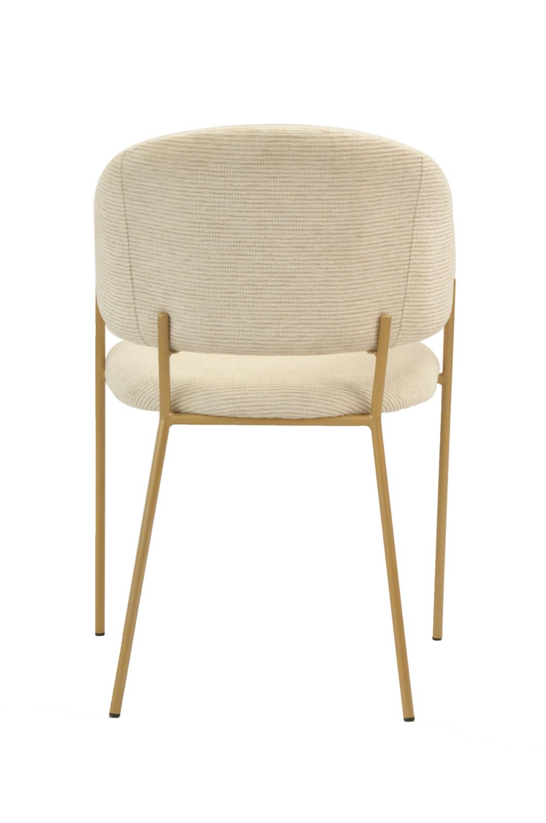 Roma Chair | Offwhite Fabric