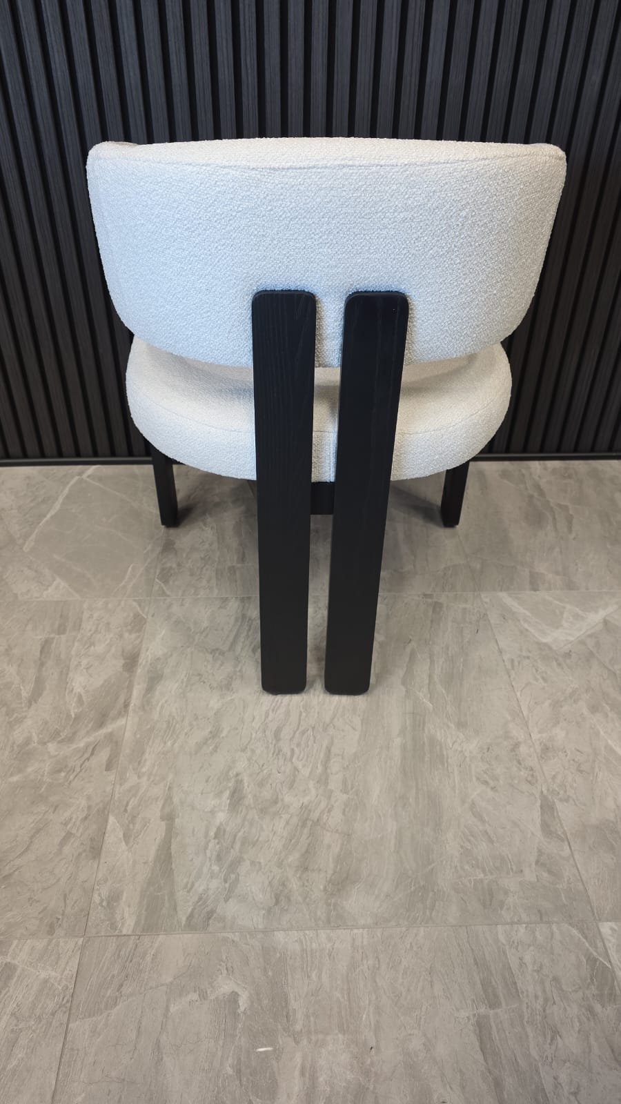 Tisorie Chair | White Boucle