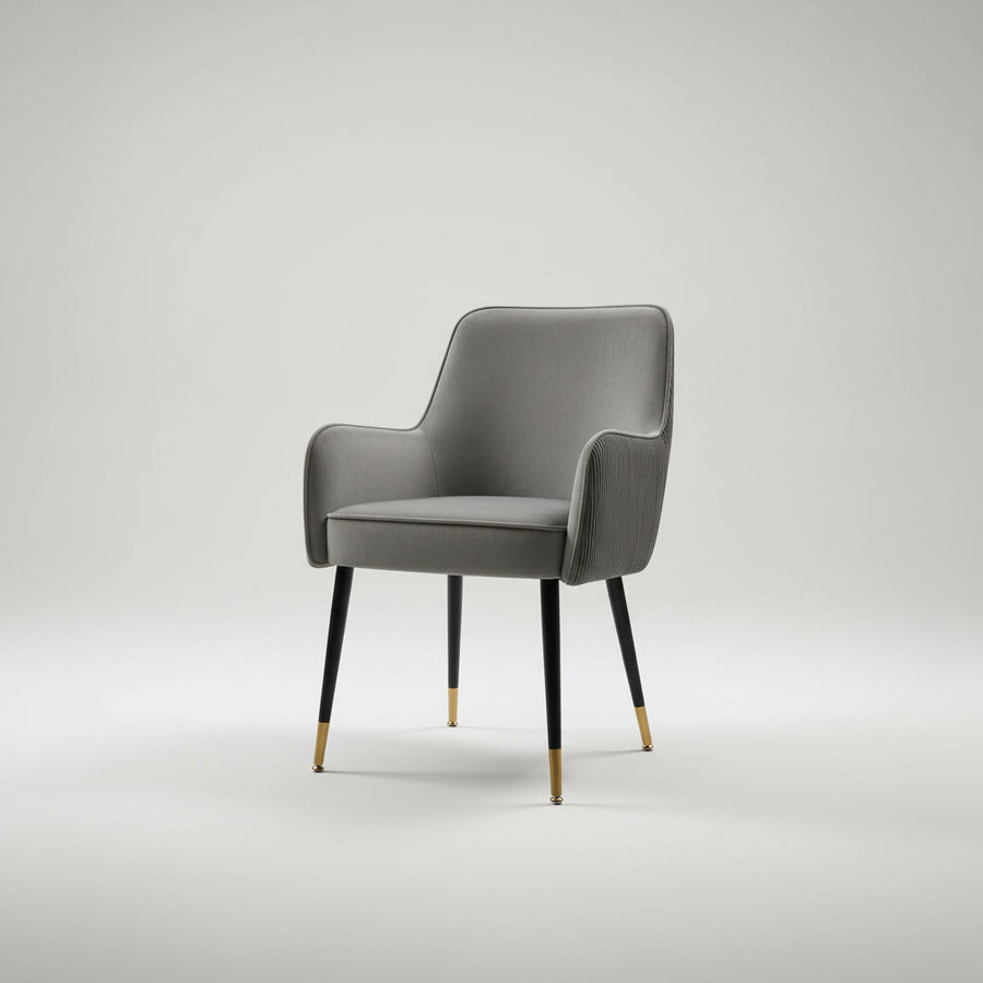 Madrid Chair | Grey Velvet