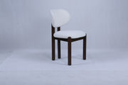 Dove Chair | Walnut Wood - OffWhite Teddy Fabric