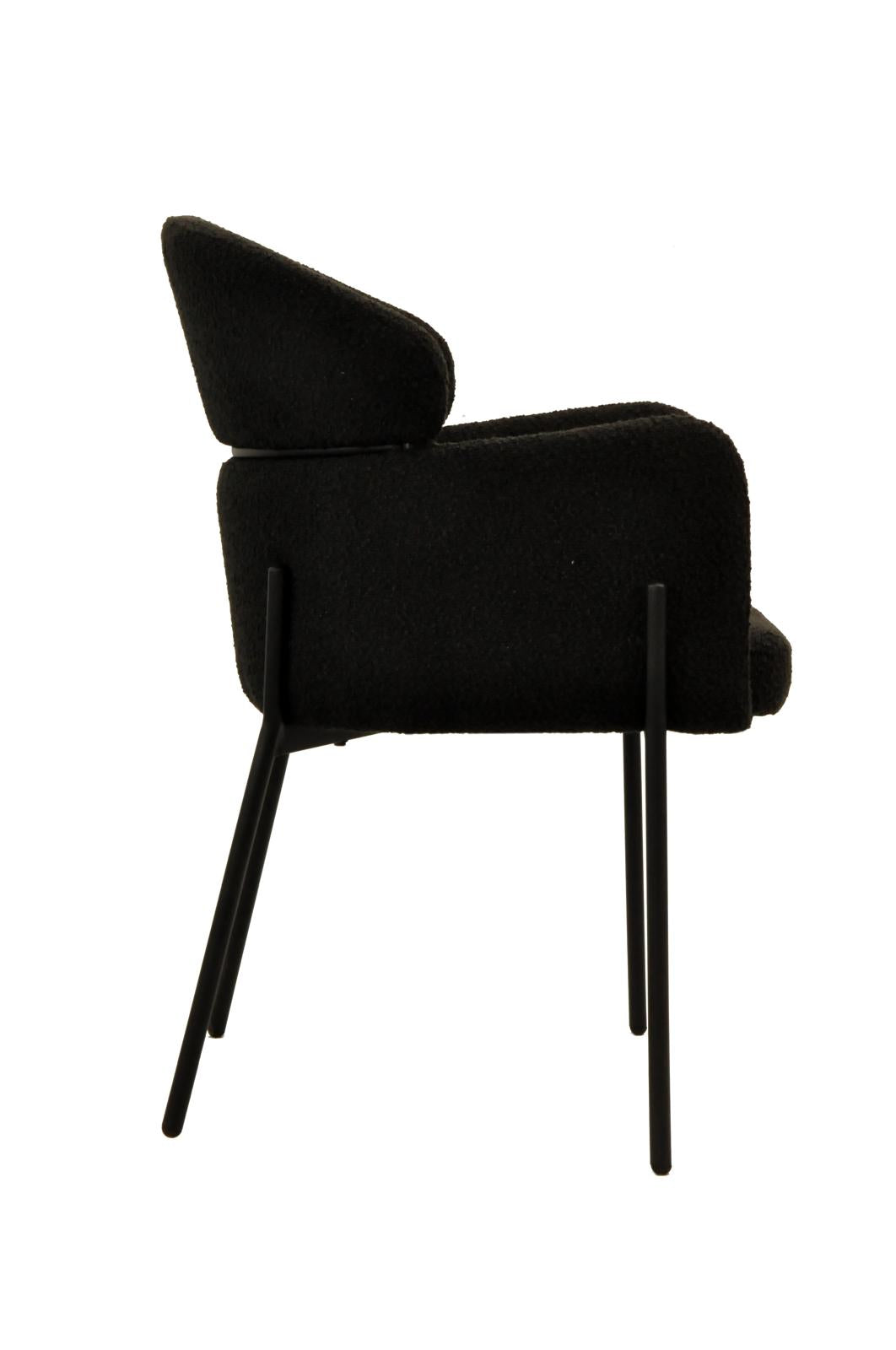 Oslo Chair | Black Boucle