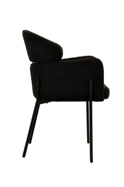 Oslo Chair | Black Boucle