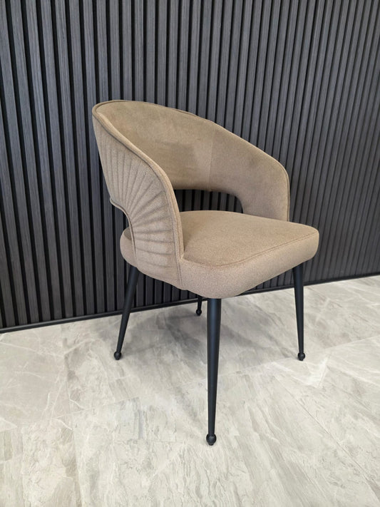 Bella Chair | Brown Mocha Fabric
