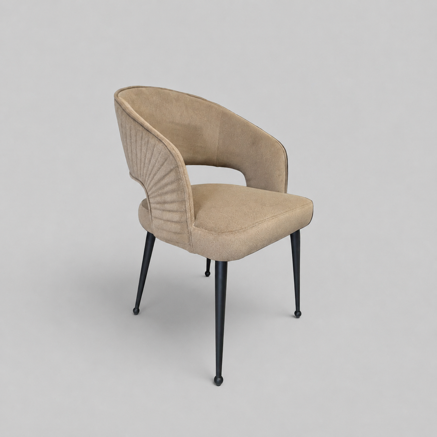 Bella Chair | Mocha Mohair
