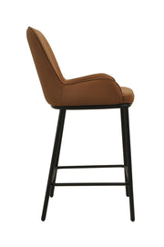 Ella Barstool | Tan PU Leather