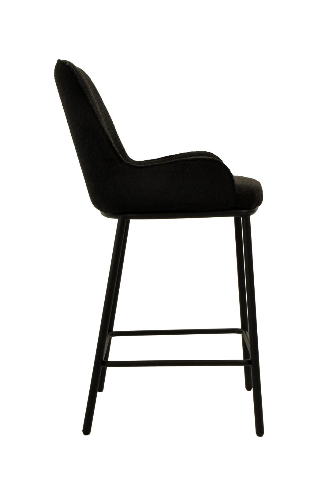 Ella Barstool | Black Boucle