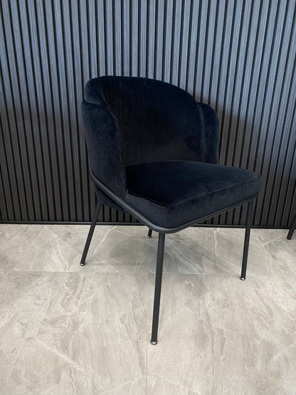 Amara Chair | Black Velvet