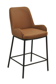 Ella Barstool | Tan PU Leather
