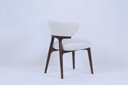 Nairobi Chair | Walnut Wood - Wheat Fabric