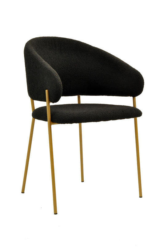 Roma Chair | Black Boucle