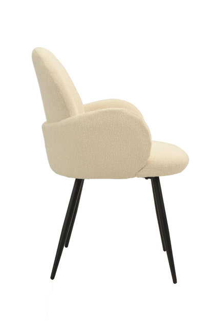 Eden Chair | White Boucle