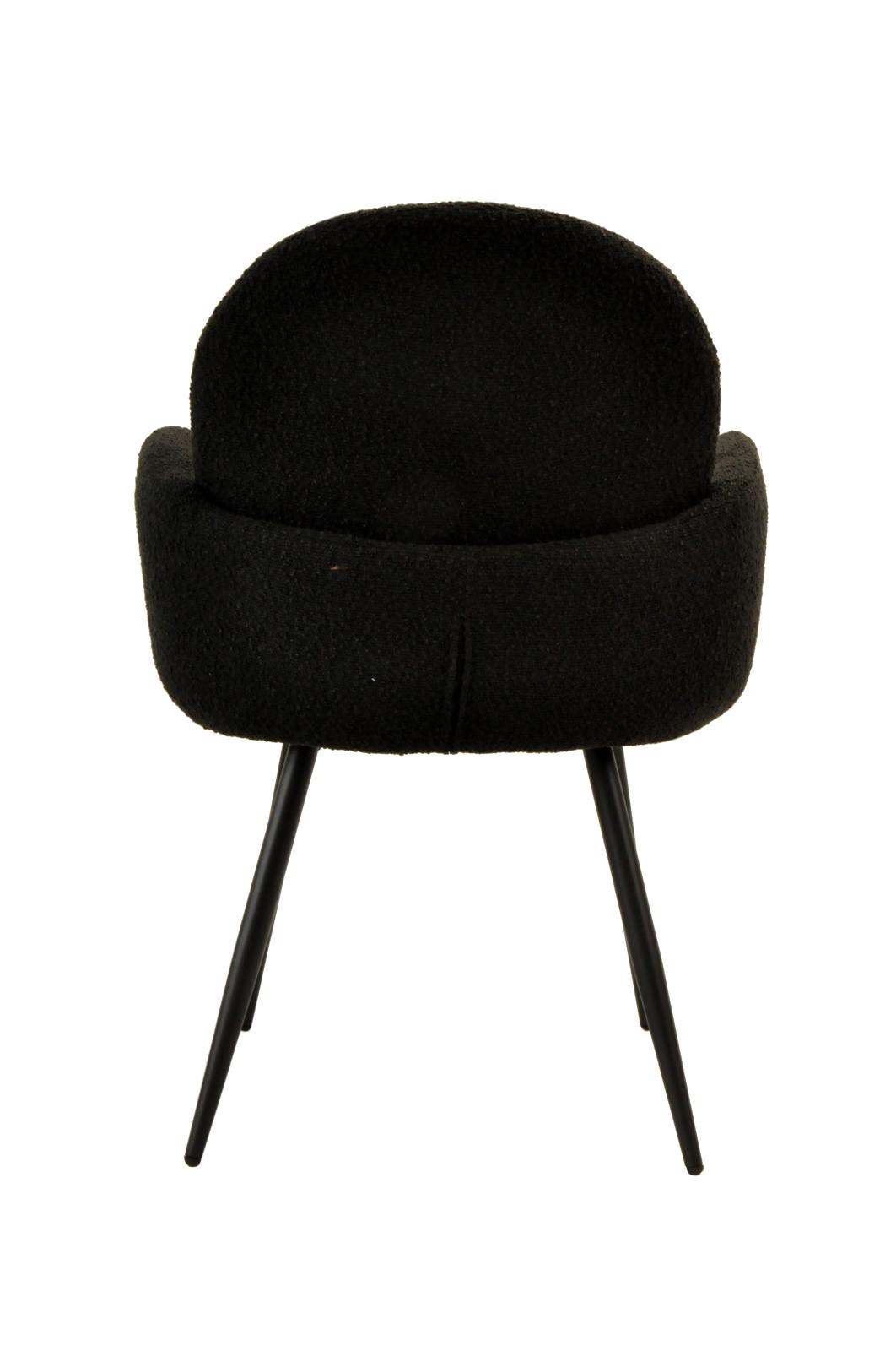 Eden Chair | Black Boucle