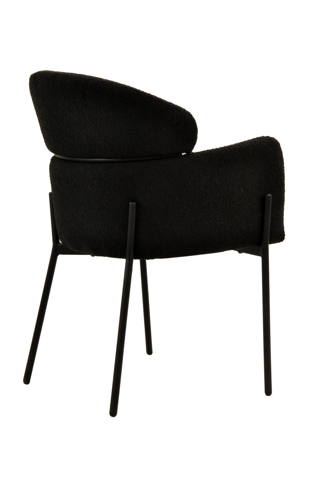Oslo Chair | Black Boucle