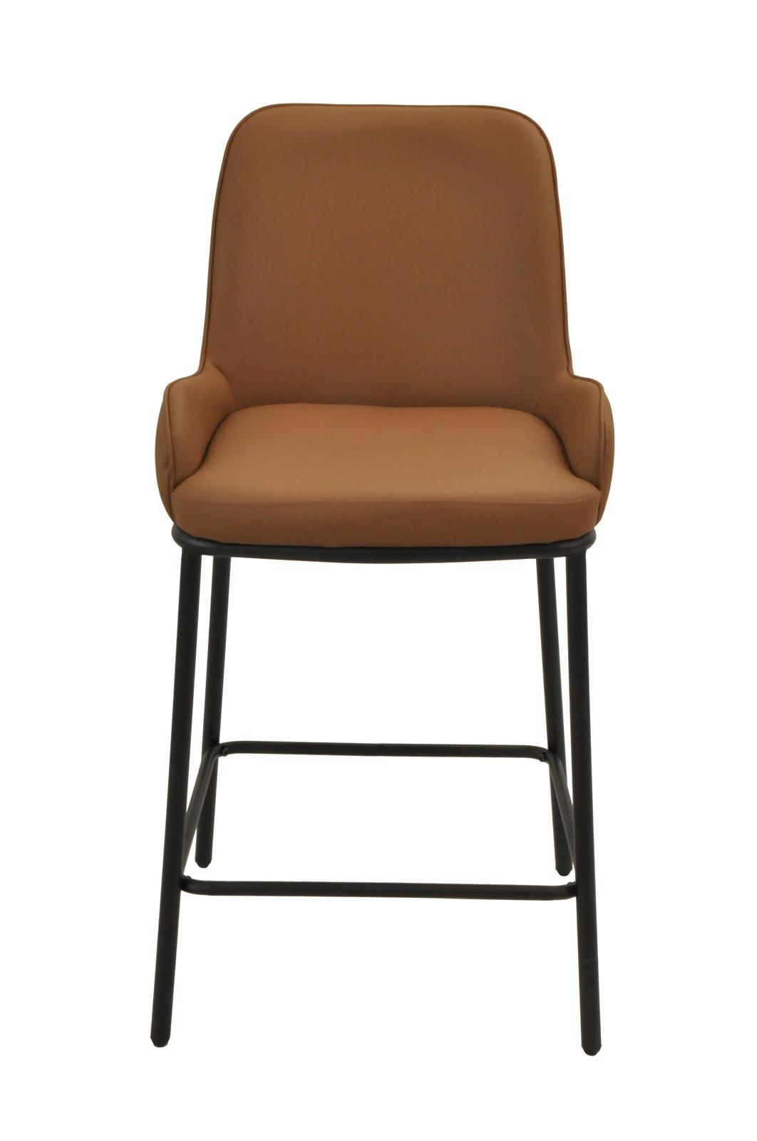 Ella Barstool | Tan PU Leather