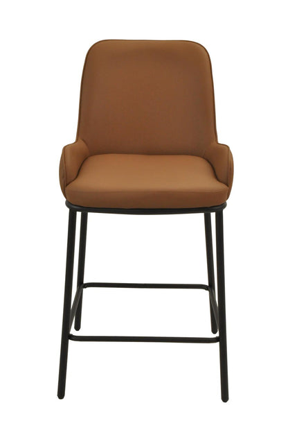 Ella Barstool | Tan PU Leather