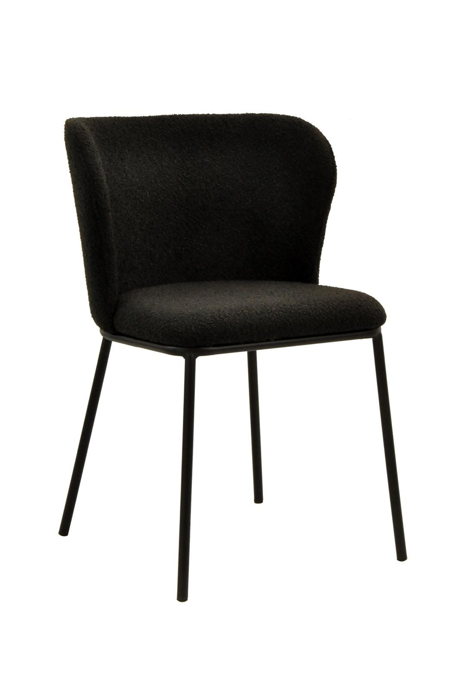 Clara Chair | Black Boucle