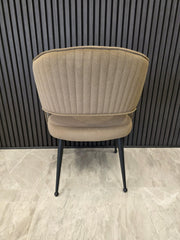 Bella Chair | Mocha Mohair