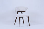 Nairobi Chair | Walnut Wood - Wheat Fabric