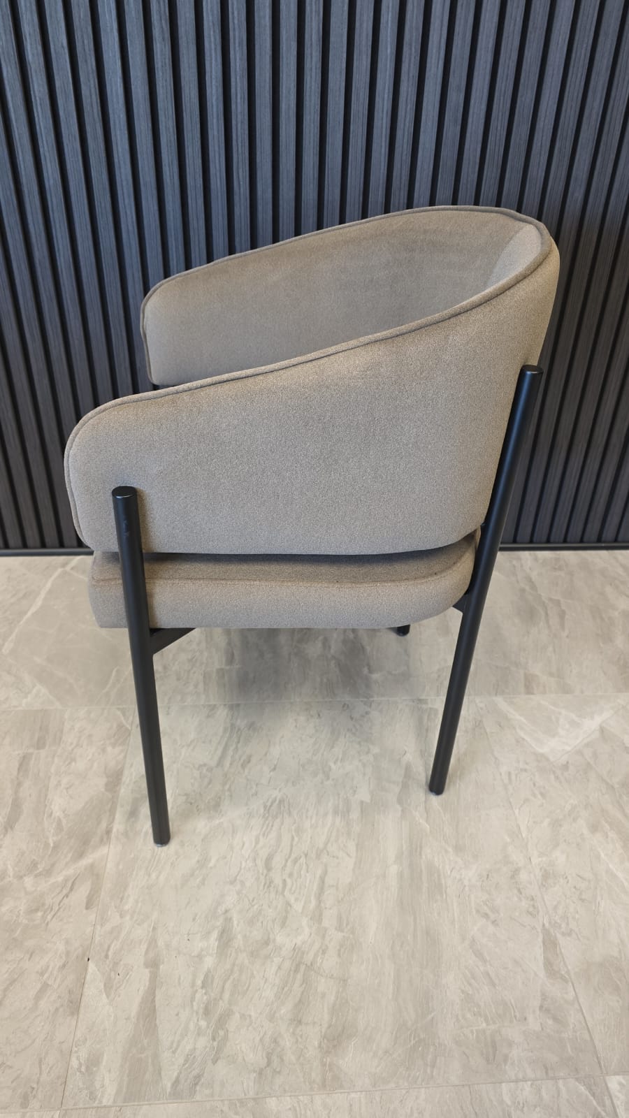 Tiffany Chair | Brown Mocha Fabric
