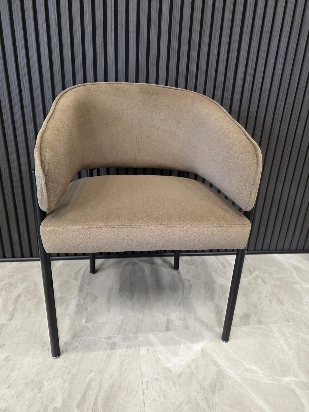 Tiffany Chair | Brown Mocha Fabric