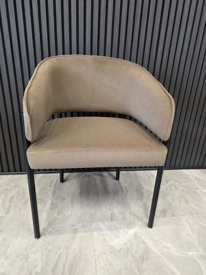 Tiffany Chair | Brown Mocha Fabric
