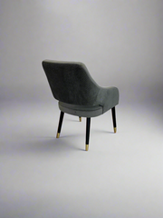 Ophelia Chair | Grey Velvet