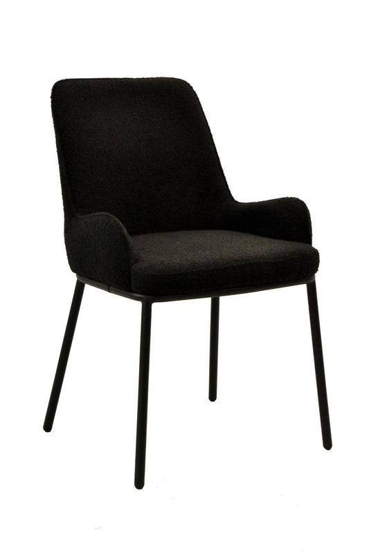 Ella Chair | Black Boucle