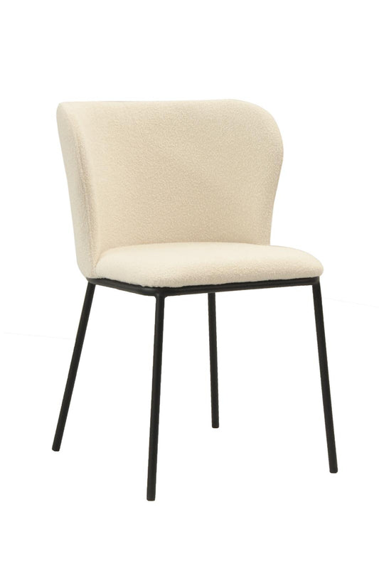 Clara Chair | White Boucle