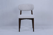 Magnus Chair | Walnut Wood - Wheat Fabric