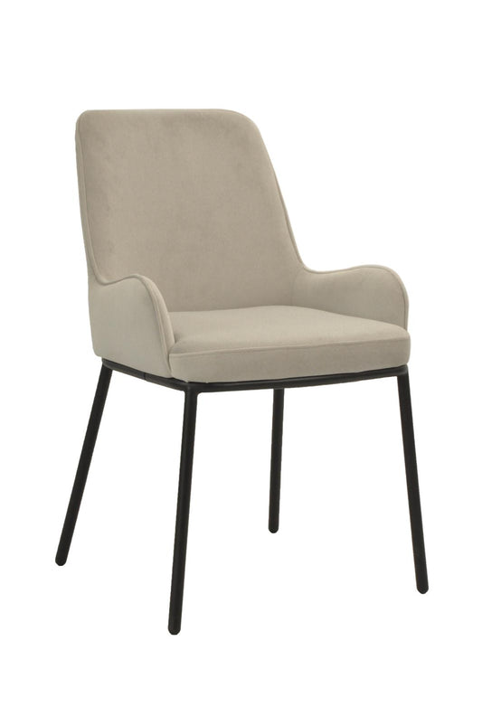 Ella Chair | Silver Fabric