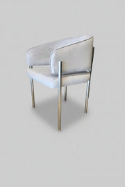 Tiffany Chair | Silver Velvet