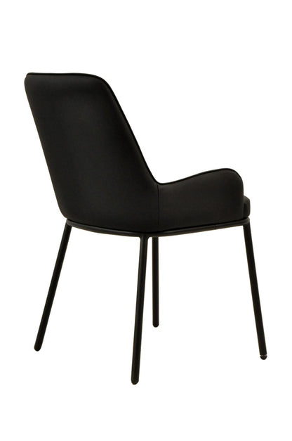 Ella Chair | Black Pu Leather