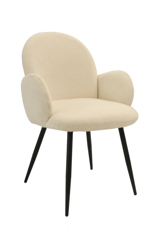 Eden Chair | White Boucle