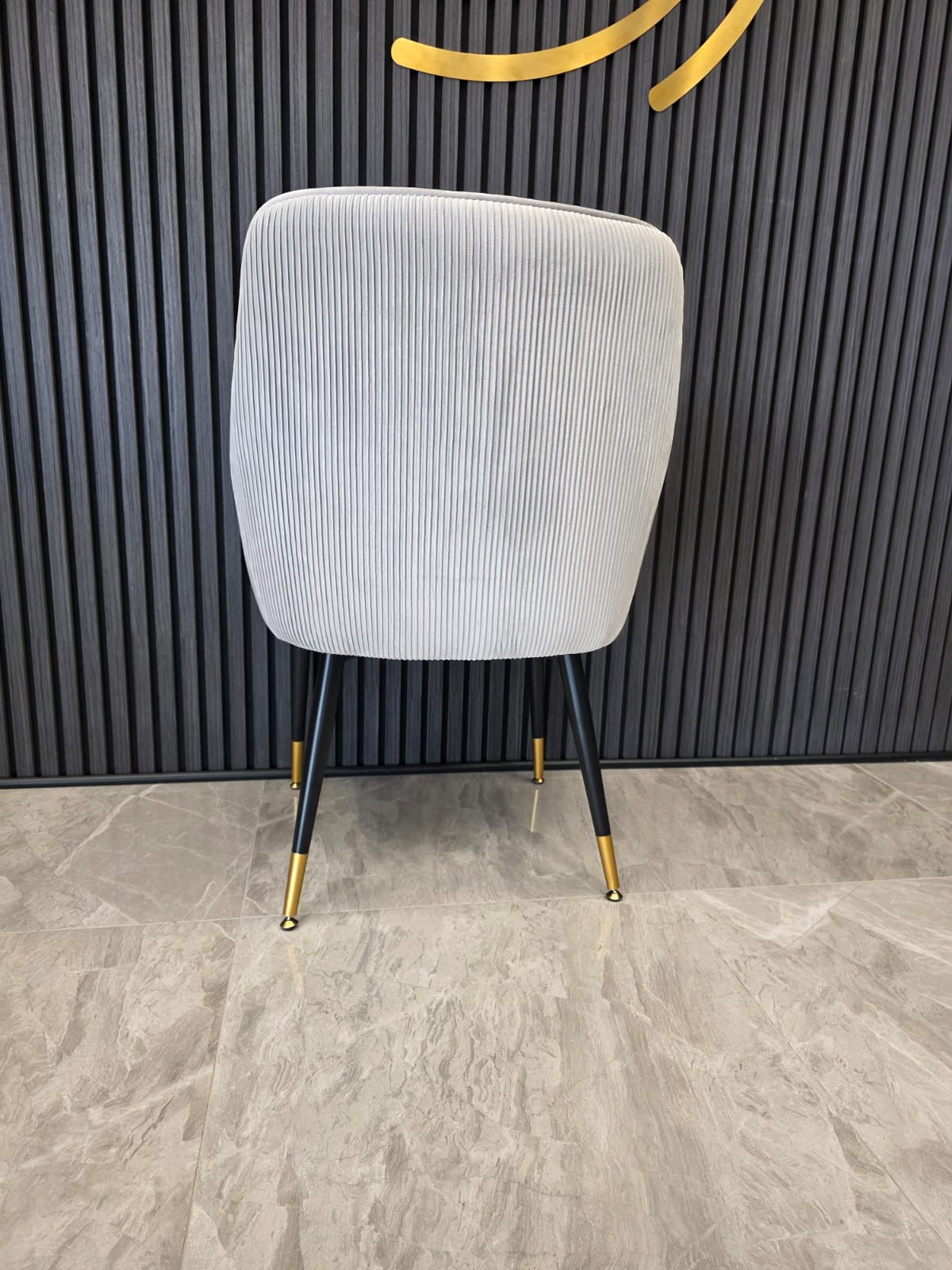 Madrid Chair | Silver Velvet