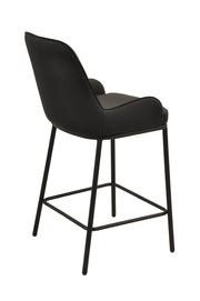 Ella Barstool | Black PU Leather