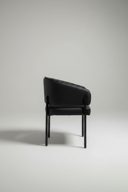 Tiffany Chair | Black PU Leather