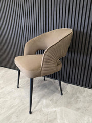 Bella Chair | Mocha Mohair