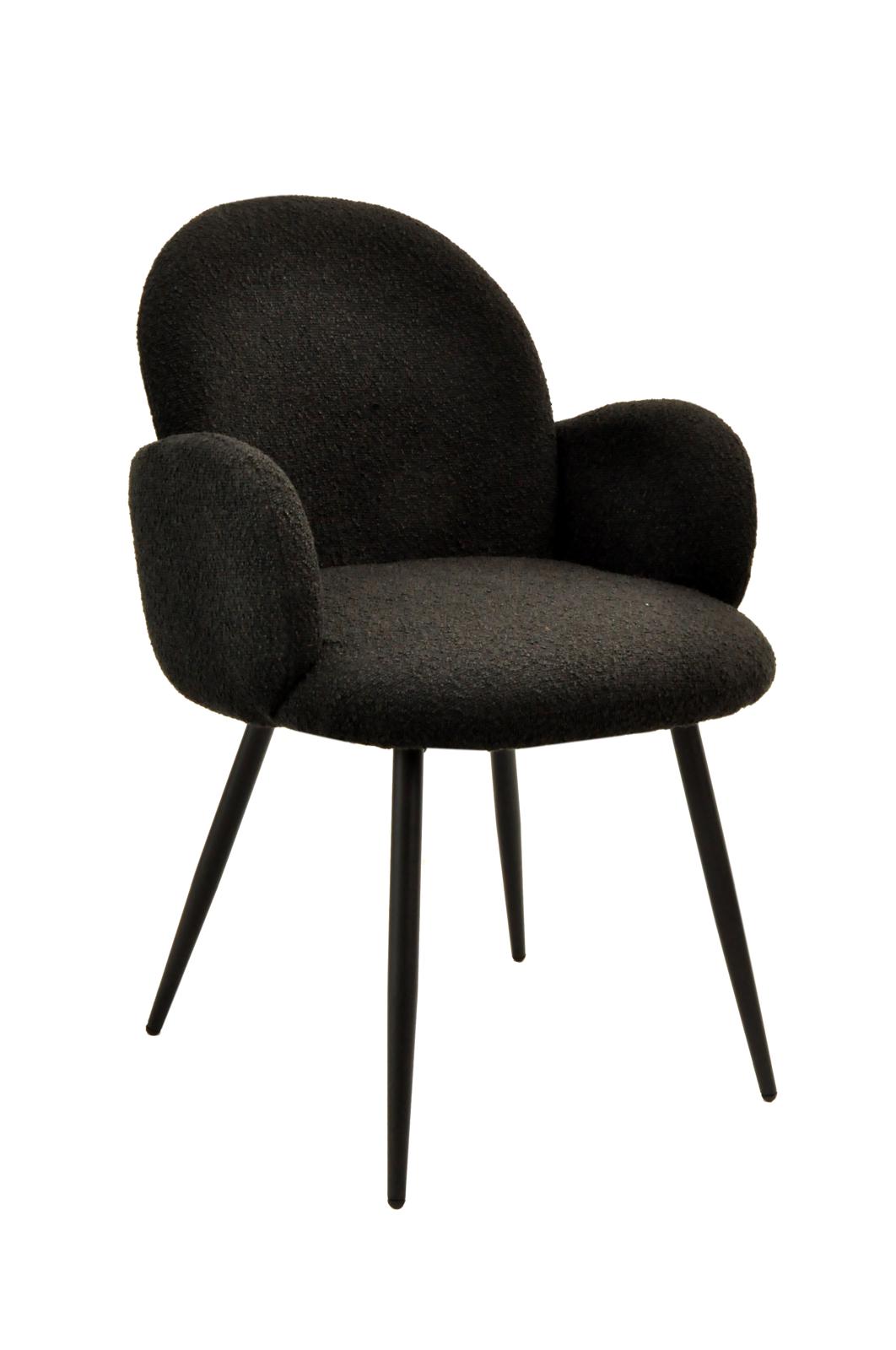 Eden Chair | Black Boucle