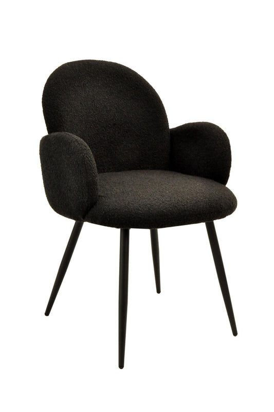 Eden Chair | Black Boucle