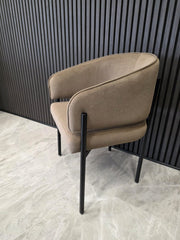 Tiffany Chair | Mocha Mohair