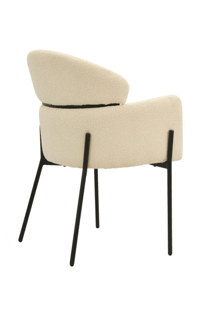 Oslo Chair | White Boucle