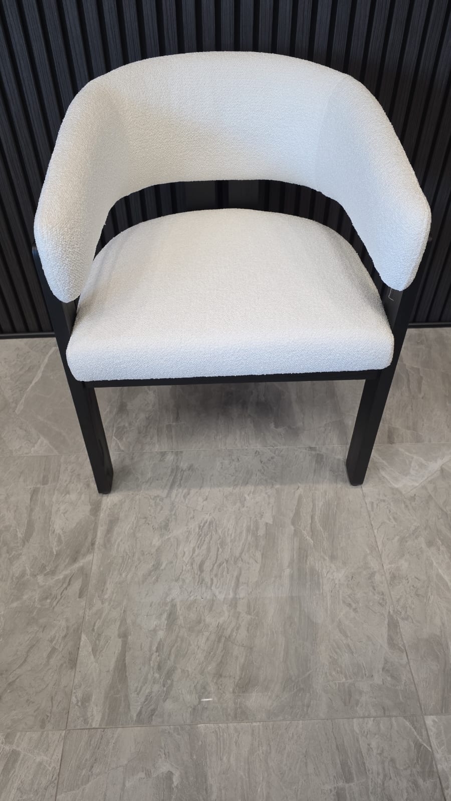 Tisorie Chair | White Boucle